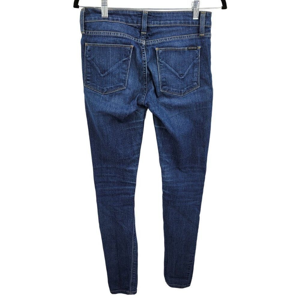 Y2K Hudson Krista Low Rise Jeans Sz 26 Indie Sleaze Streetwear Super‎ Skinny - Picture 3 of 13